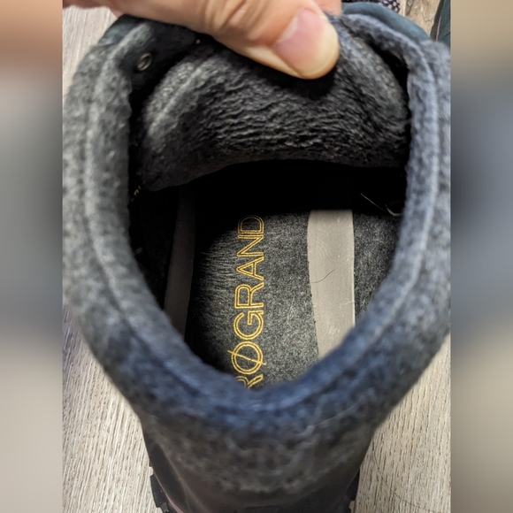 Cole Haan Zeroground Hike Boots in Black Nubuck - Picture 7 of 10